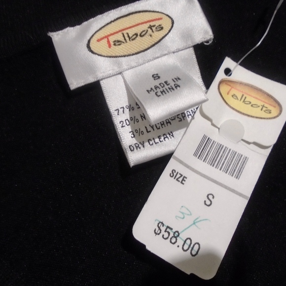 TALBOTS NWT Silk Blend Shell & Cardi Sweater Set * NO OFFERS - Picture 6 of 6